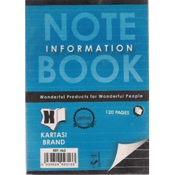 Note Book 120 pages Ref:463
