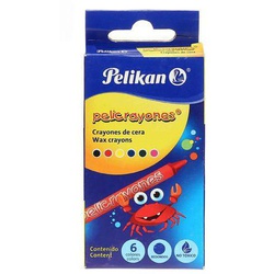 Pelikan Crayons Regular 6 pieces