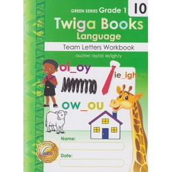 Twiga Books Language Team Letters Workbook Book10 Grade 1