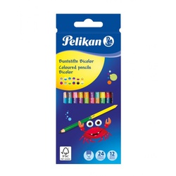 Pelikan Colour Pencil Bicolor Round 12s 700146 F/S