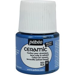Pebeo Ceramic 45ml Blue 025-035