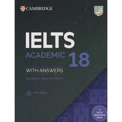 IELTS 18 Academic Student's Book with Answers with Audio with Resource Bank: Authentic Practice Tests