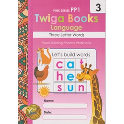 Twiga Books Language Three Letter Words Book 3 Pre-Primary 1.