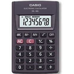 HL-4A-W Casio Calculator