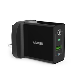 ANKER POWERPORT+1 WITH QUICK CHARGE 3.0 BLACK