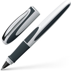 Schneider Cartridge Roller Pen Ray White-Dark Grey 187849