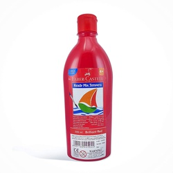 Faber Castell Ready Mix Tempera 500ml Brilliant Red