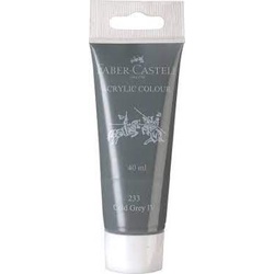 Faber Castell Acrylic Colour 40ml tube Cold Grey
