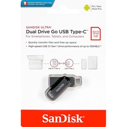 SanDisk Ultra Dual Drive Go USB Type-C™  512GB - Assorted Colours
