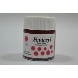 Fevicryl Acrylic colour 15ml 14 Maroon