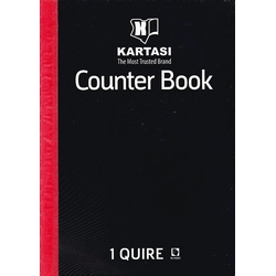 Counter Book A4 1 Quire