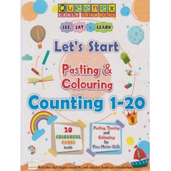 Queenex: Let's Start Pasting & Colour Count 1-20