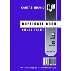 Duplicate Book A5 Ref:502