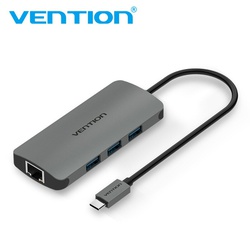 Vention 3 Ports usb 3.0 Type C with Ethernet VEN-CHFHA
