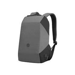 Promate 15.6" RPET Water Resistant Backpack with Hidden Back Pocket, URBANPACK-BP.GREY