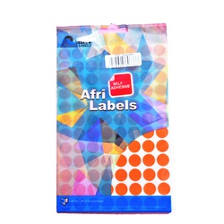 Afri Label coloured - Ordinary K05 Orange