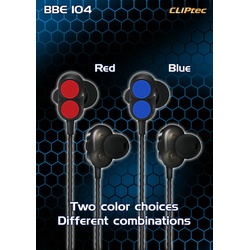 Cliptec AirSonic Dual Dynmc Bluetooth Earphone BBE-104