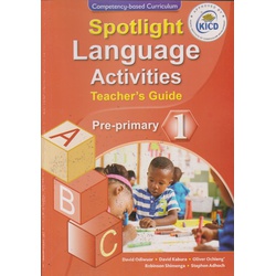 Spotlight Language Activities Pre-Primary 1 Teachers Guide (Approved)