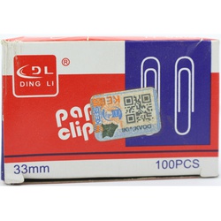 Dingli Colour Paper Clip 33mm DL733