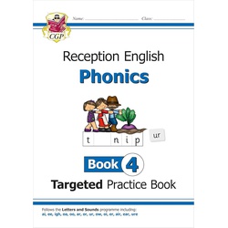 CGP Reception English Phonics Targeted Practice Book 4