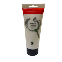 Faber Castell Acrylic Colour 200ml tube White