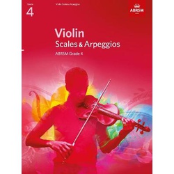 Violin Scales & Arpeggios, ABRSM Grade 4: from 2012