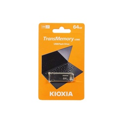 Toshiba Kioxia TransMemory U366 64GB Flash Drive USB 3.2 Metalic 100MB/s