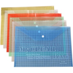 More My Clear Bag A4 W-209 Assorted colours 1piece