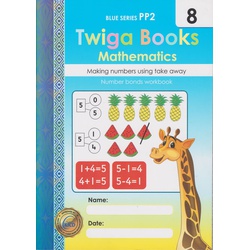 Twiga Books Mathematics Making Numbers using take away Book 8 Pre-Primary 2