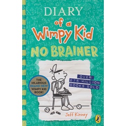 Diary of a Wimpy Kid: No Brainer Book 18-Hardback