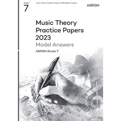 Music Theory Practice Papers Model Answers 2023, ABRSM Grade 7