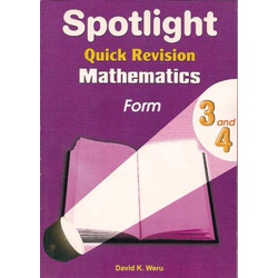 Spotlight Quick Revision Maths Form 3 and 4