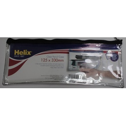 Helix PVC Clear Pencil Case