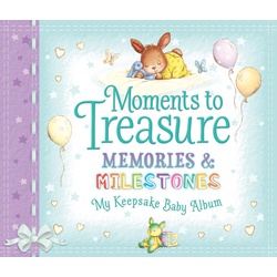 Moments to Treasure Keepsake Baby Album Memories and Milestones