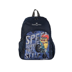 Faber Castell  School Bag S Speed Monster Blue 6yrs+