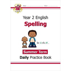 CGP KS1 Spelling Year 2 Daily Practice Book: Summer Term