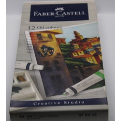 Faber Castell Oil Colours 12pcs X 20ml Tubes 379412