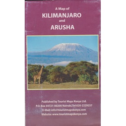 Map of Kilimanjaro and Arusha (Tourist Maps Kenya)