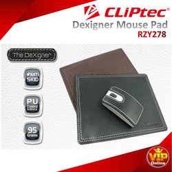 Cliptec Leather Mouse Pad RZY278