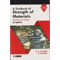 Textbook of Strength of Materials 26ED Khurmi (Cha