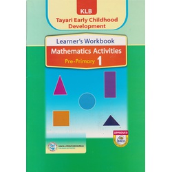 KLB Tayari Early Childhood Mathematics Workbook Pre-Primary 1