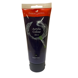 Faber Castell Acrylic Colour 200ml tube Purple Violet