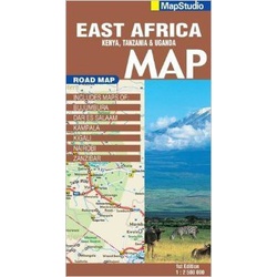 Road Map of East Africa