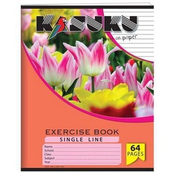 Exercise  Books SUPERIOR  64 Pages A5 Single line Kasuku