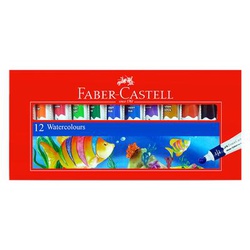 Faber Castell Watercolours Student Tubes 12 pieces