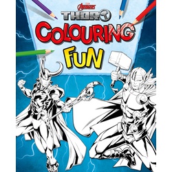 Marvel Avengers Thor Colouring Fun