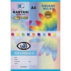 Exercise books 120pages Kartasi Brand A4 Square Manila Cover