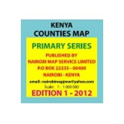Kenya Counties Map Primary (Nairobi Map Services)