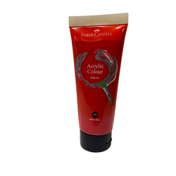 Faber Castell Acrylic Colour 200ml tube Indian Red