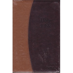 NIV Standard Bible Center Column Reference Brown Duo